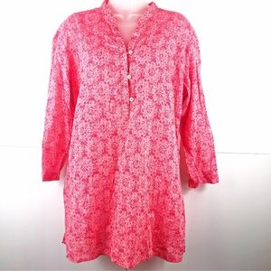 Columbia blouse pink light weight NWT XL